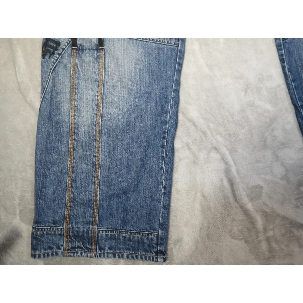 Vintage Marithe Francois Girbaud Jeans Mens  Blue Shuttle Tape Baggy Streetwear
